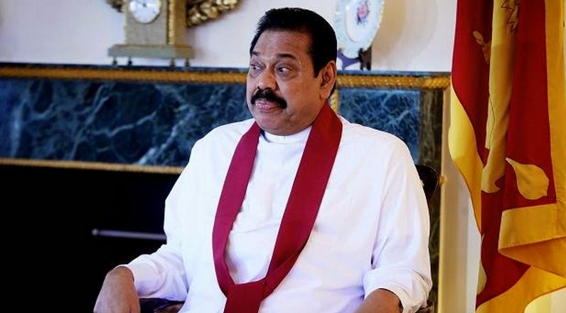Sri Lanka President Mahinda Rajapaksa 