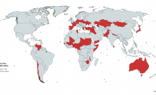 Map chart showing the list of countries covered in the 2017 Voices from the Field series Map chart showing the list of countries covered in the 2017 Voices from the Field series