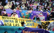 Protesters march in Tegucigalpa, Honduras on 25 January 2021 (photo credit: CNN) Protesters march in Tegucigalpa, Honduras on 25 January 2021 (photo credit: CNN)