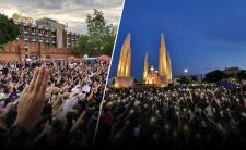 Protests in Thailand in July 2020 (photo credit: Khaosod Online)  Protests in Thailand in July 2020 (photo credit: Khaosod Online)