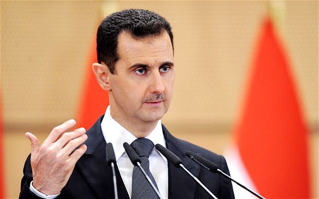 President Bashar Al-Assad (photo credit: The Telegraph) 