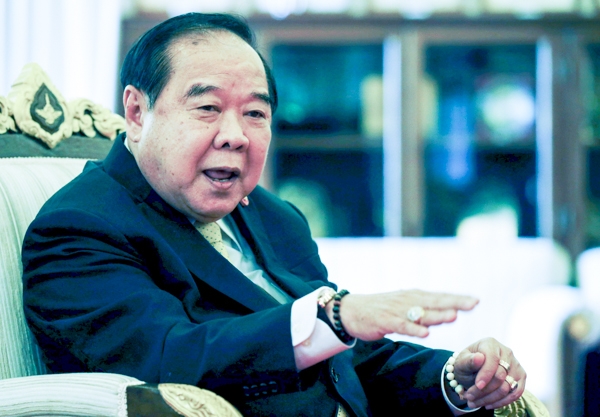 Thai Deputy PM and Defense Minister Prawit Wongsuwan (photo credit: Reuters) Thai Deputy PM and Defense Minister Prawit Wongsuwan (photo credit: Reuters)