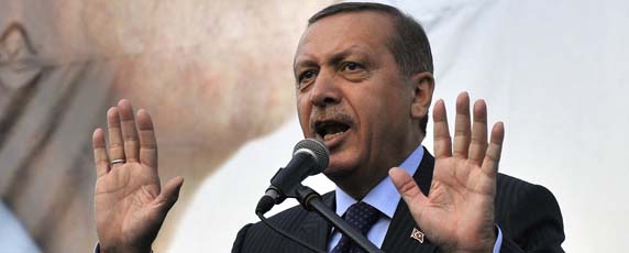 Turkish President Recep Tayyip Erdoğan(photo credit: AP/Boris Grdanoski)