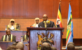 President Yoweri Museveni addressing parliament (photo credit: The Observer) President Yoweri Museveni addressing parliament (photo credit: The Observer)