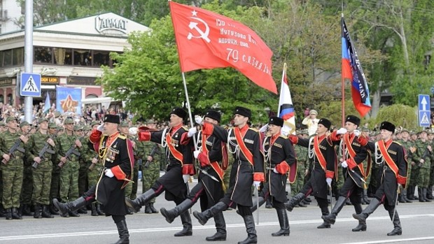 Victory Day in Donetsk (Alexander Gayuk/AFP/Getty Images)