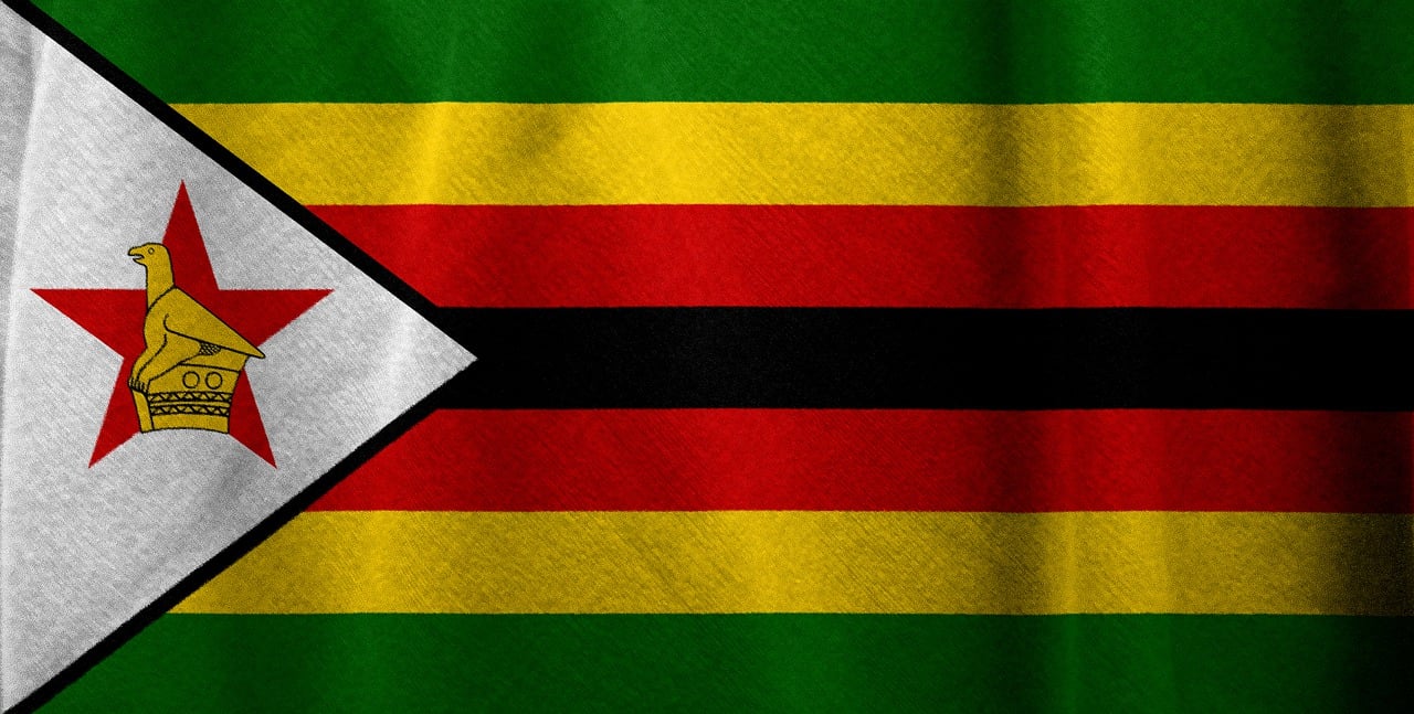 Flag of Zimbabwe (photo credit: TheDigitalArtist via pixabay) Flag of Zimbabwe (photo credit: TheDigitalArtist via pixabay)