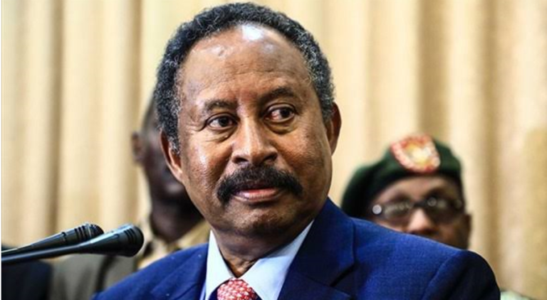 Prime Minister of Sudan, Abdalla Hamdok (photo credit: Anadalou Agency)